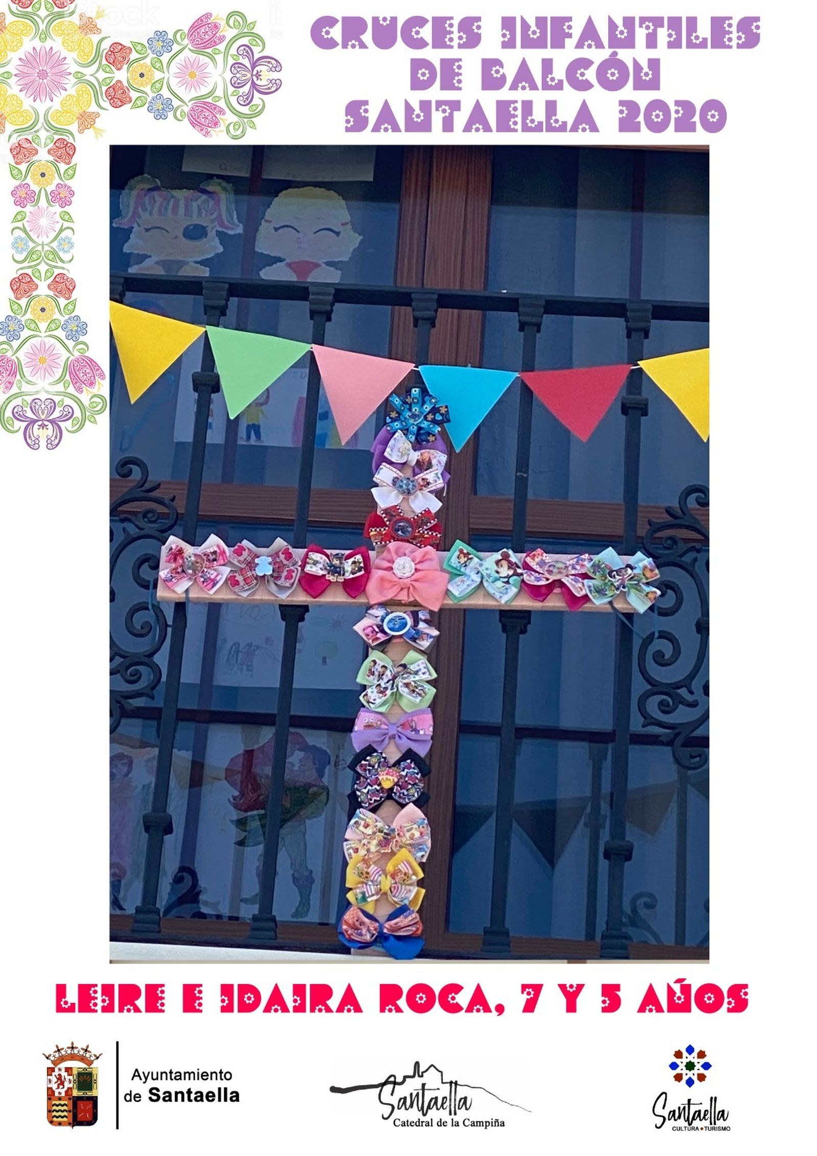 Así son las Cruces de Mayo de los niños de Santaella