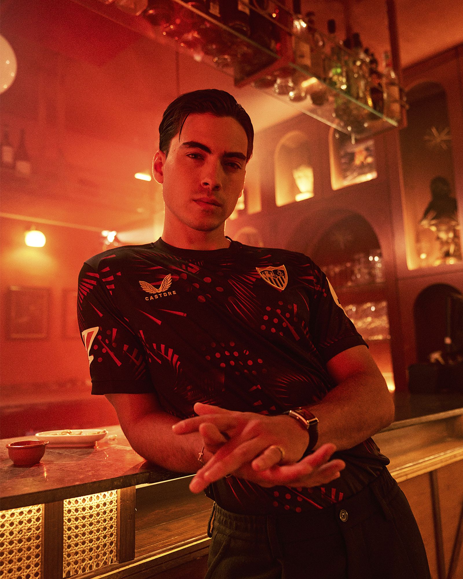 En el salón de La Casa del Tigre, céntrico restaurante.