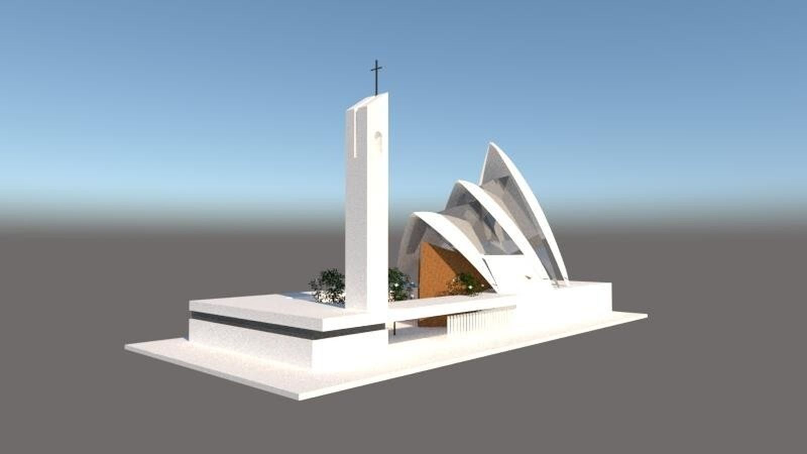 Infografía de la iglesia prevista por la Diócesis de Córdoba.