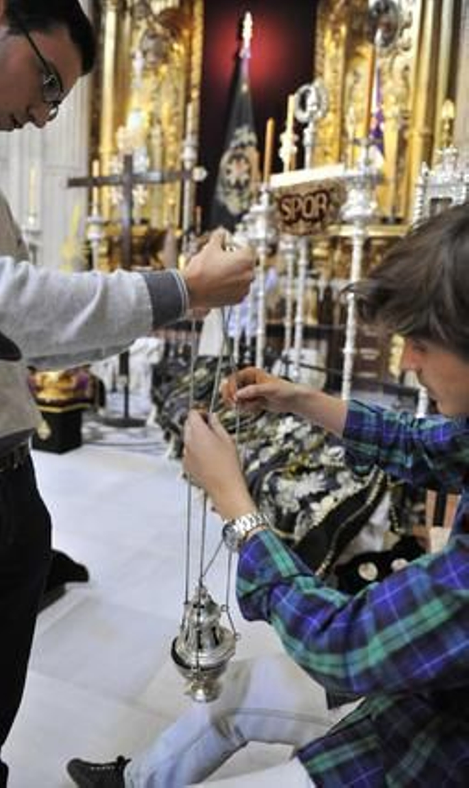 Preparativos en el Salvador.

Foto: J. C. Vázquez