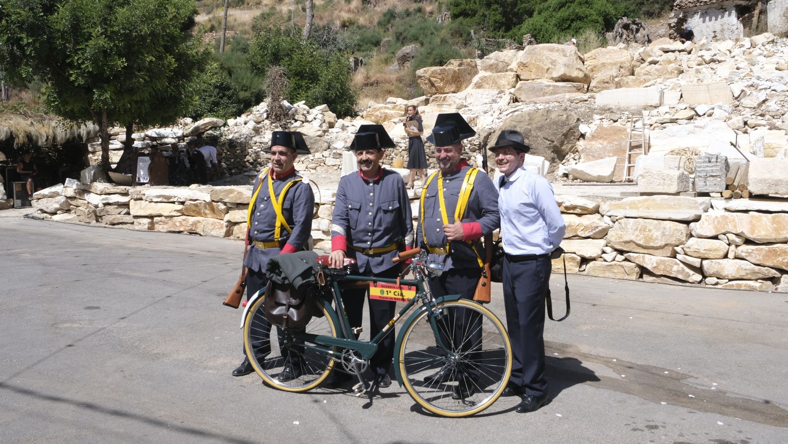 Imágenes de la recreación histórica Canteros y Caciques de Macael