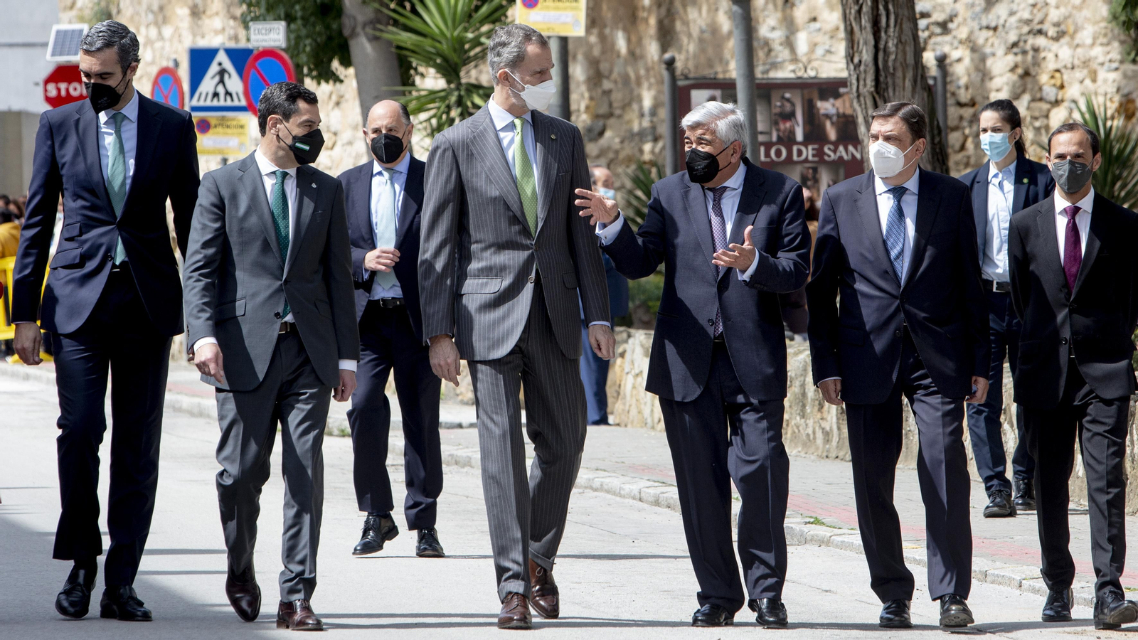 La visita del Rey Felipe VI a Sanlúcar, en imágenes