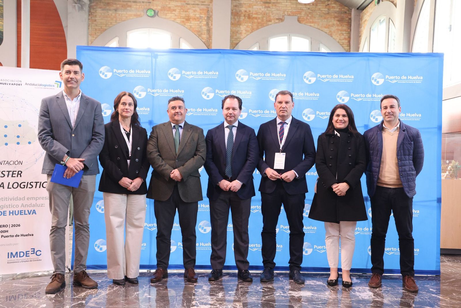 Presentacion del Clúster Andalucía Logistics en Las Cocheras del Puerto de Huelva.