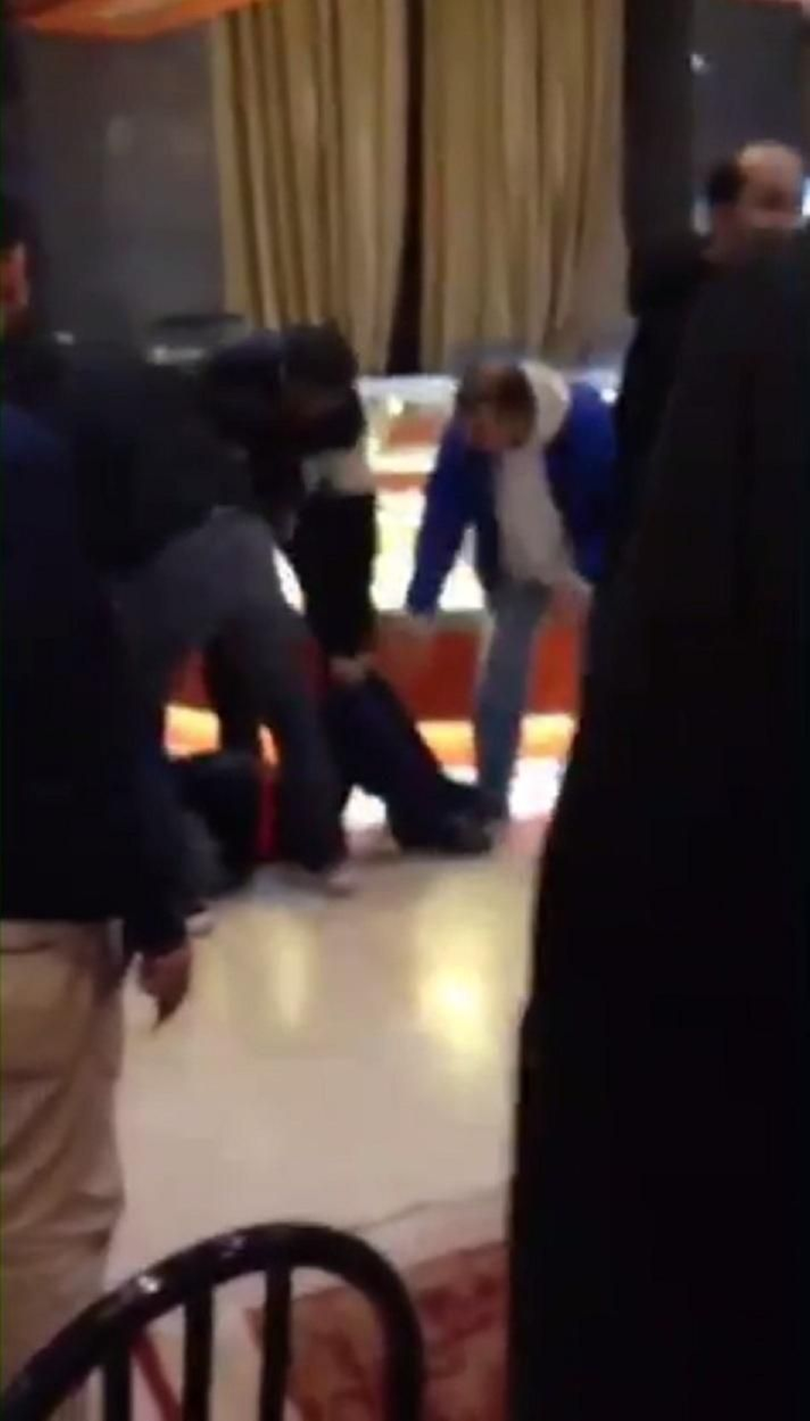 Los agentes marroquíes reducen al líder de Los Castañitas.