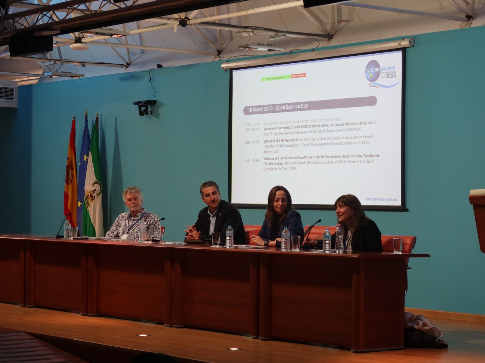 Un momento de la presentación del encuentro.