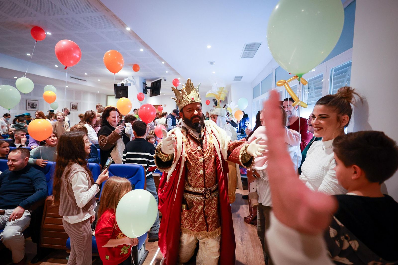 Los Reyes Magos, en el hospital Puerta del Mar de Cádiz.