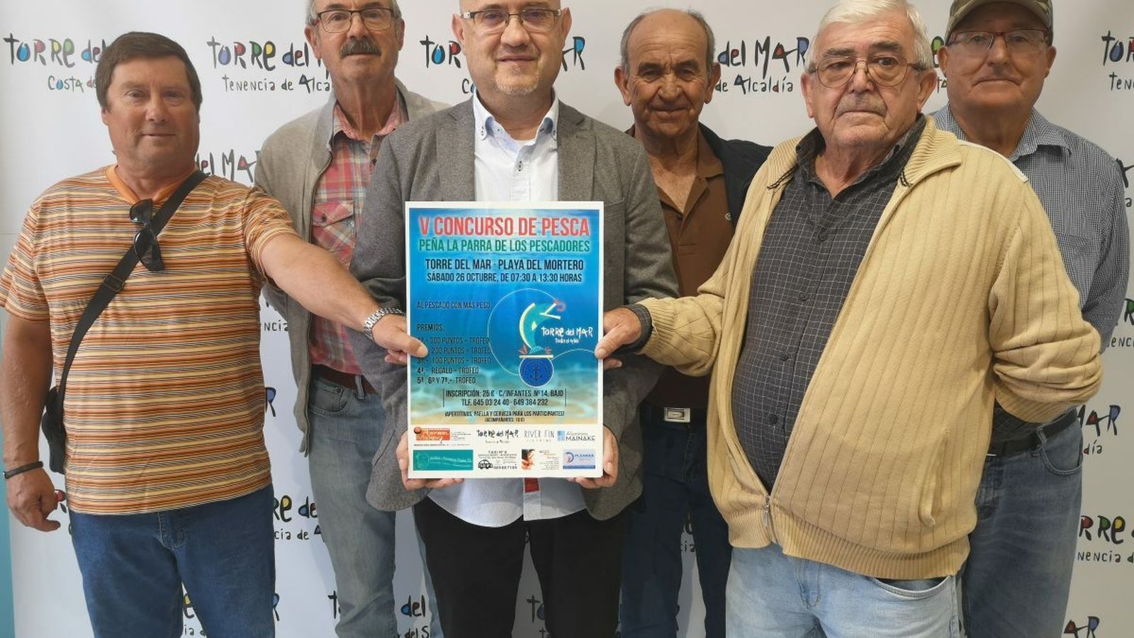 Presentación del Concurso de Pesca de Torre del Mar.