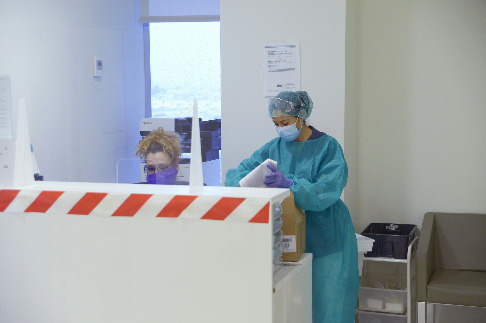 Fotos del dispositivo  para atender pacientes en QuironSalud