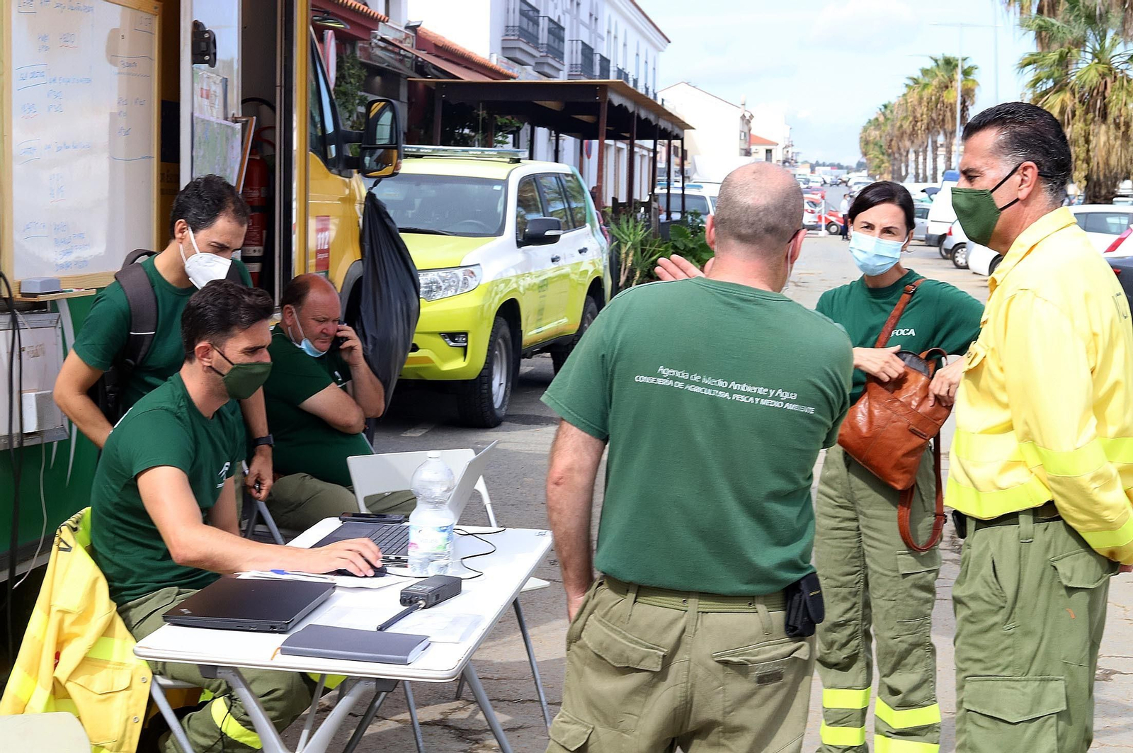 Imágenes de los destrozos provocados por el temporal en Lepe