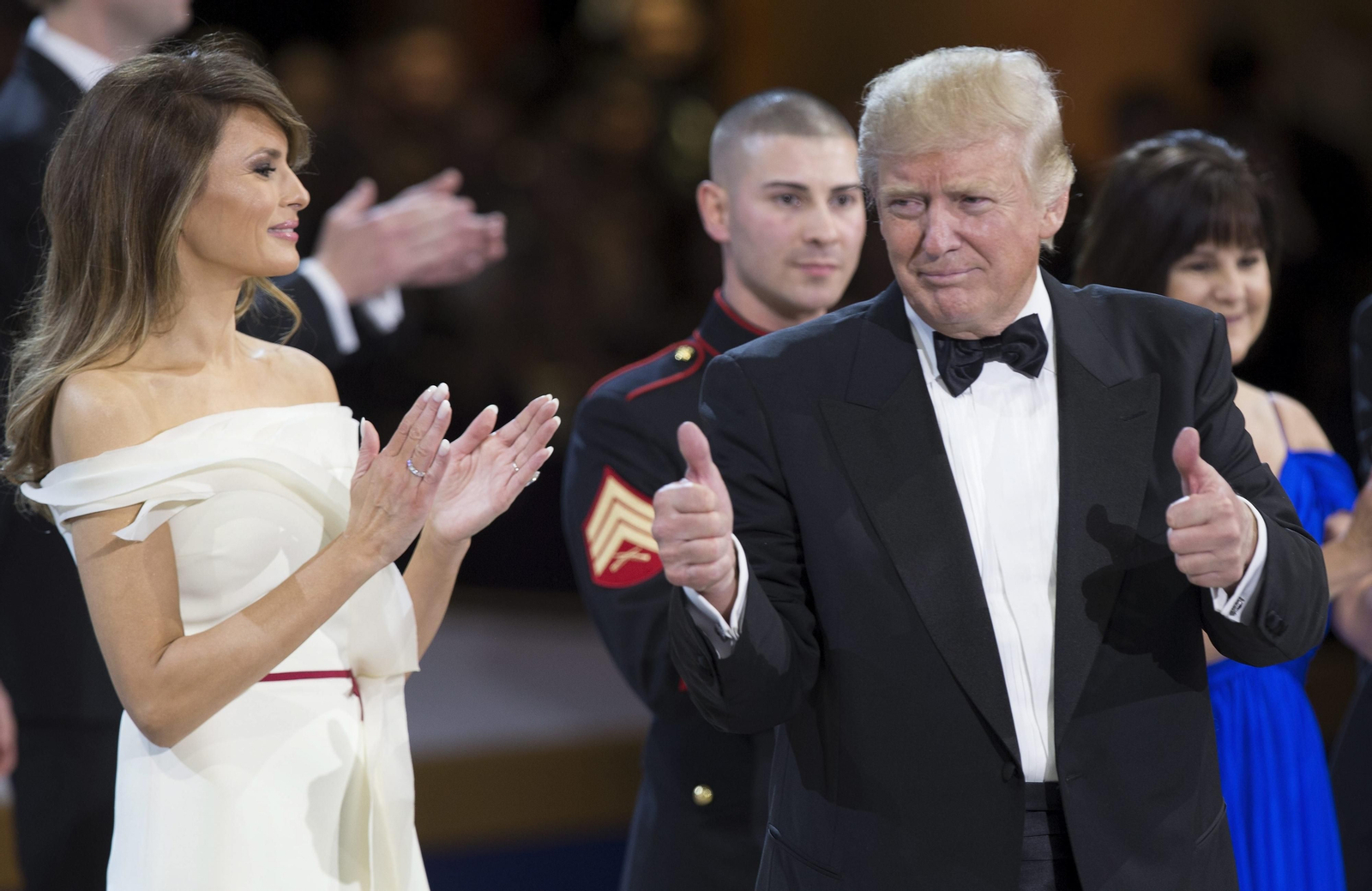 Donald Trump, en su toma de posesión.