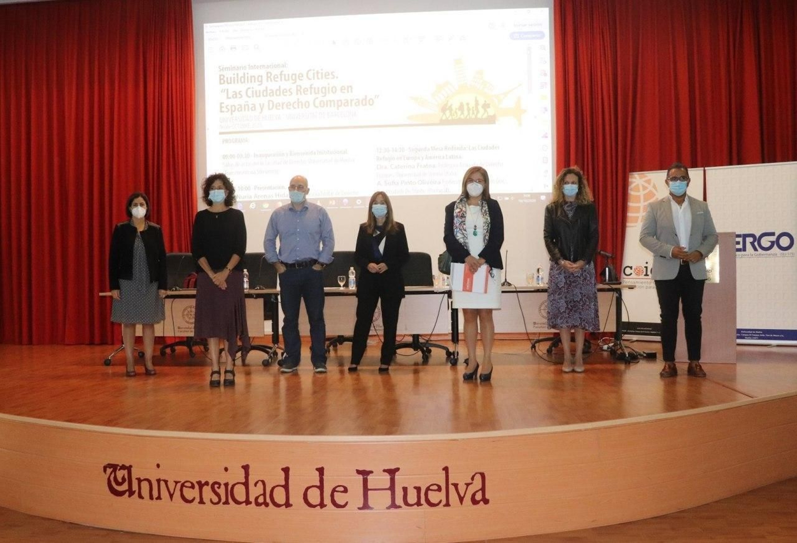 Seminario sobre las 'ciudades refugio' en la Universidad de Huelva.