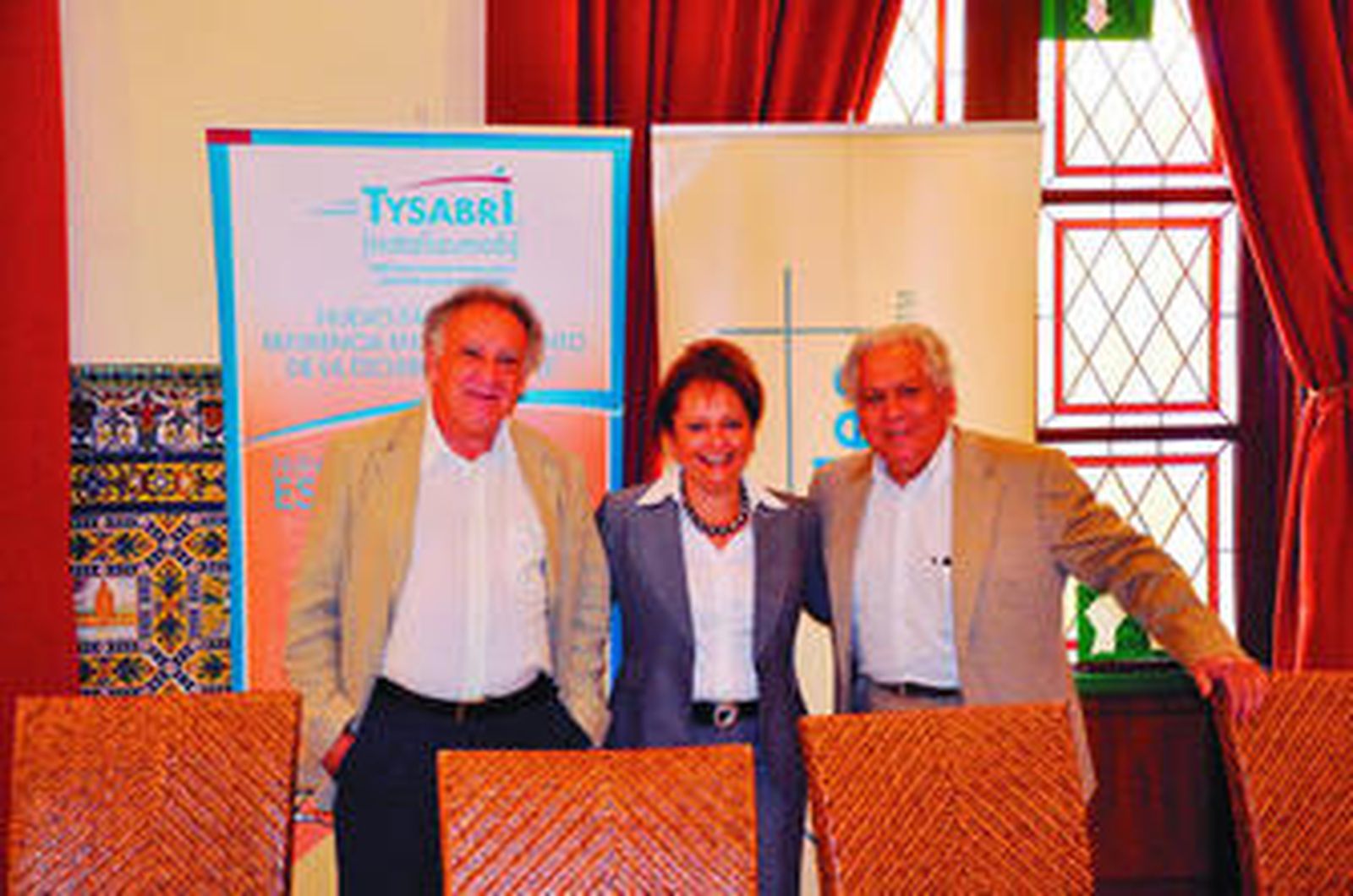 De izquierda a derecha, Guillermo Izquierdo, Esther Alegría y Guido Decap.