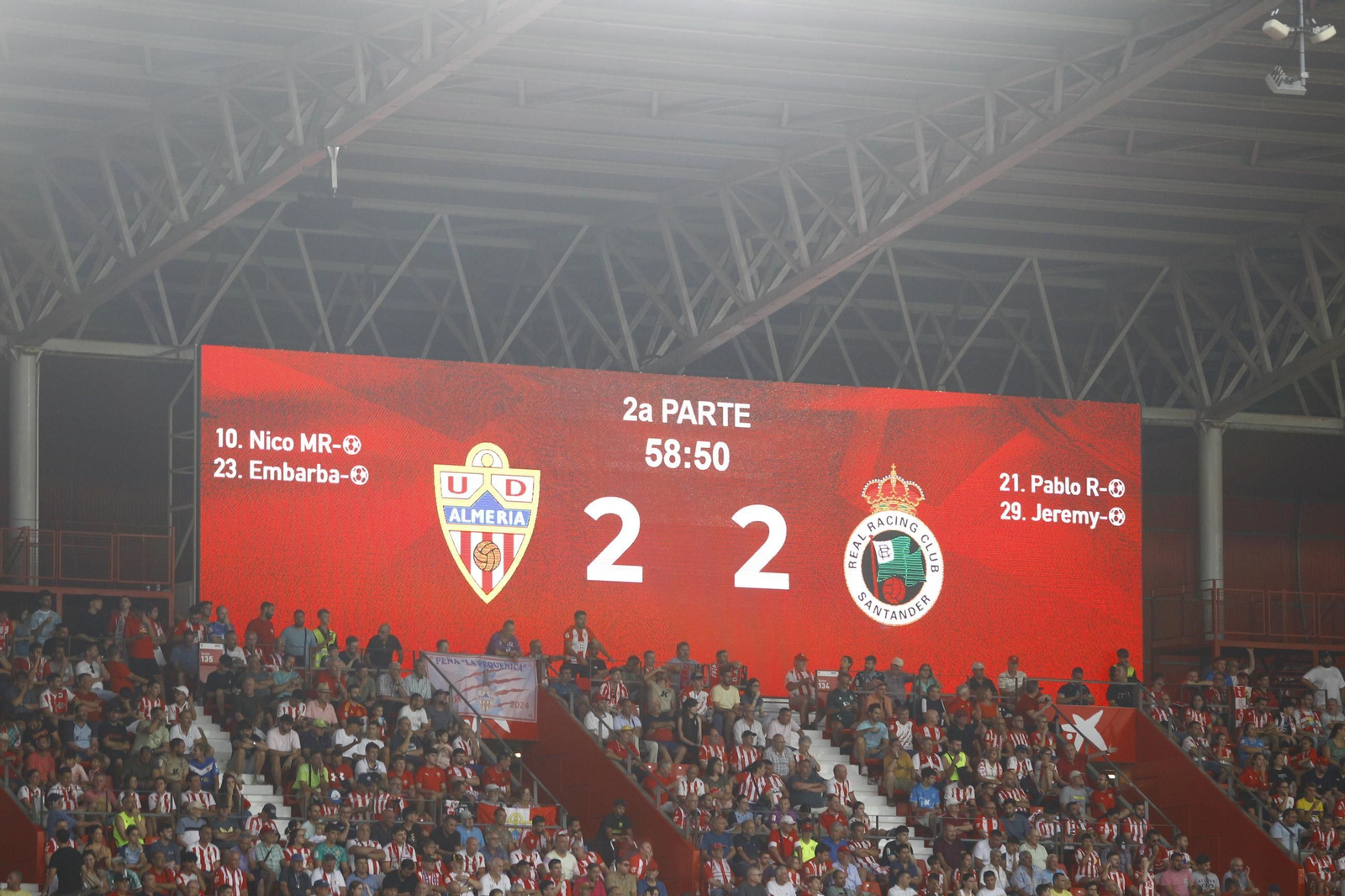 Las mejores fotos del partido U.D. Almería-Racing de Santander