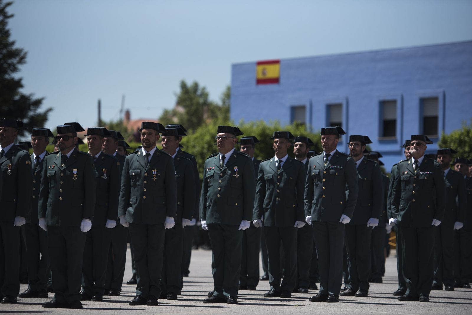 Acto de celebración del 175 aniversario de la Guardia Civil en Granada
