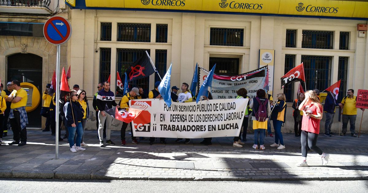 CCOO y CGT denuncian la falta de 32 carteros de Correos entre Algeciras ...