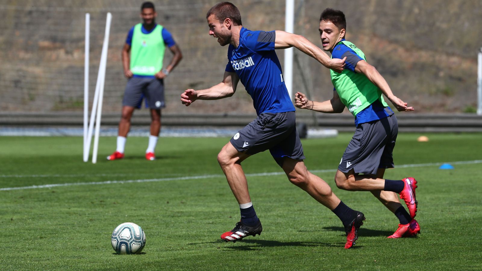 Illarramendi, en un entrenamiento de la Real Sociedad.