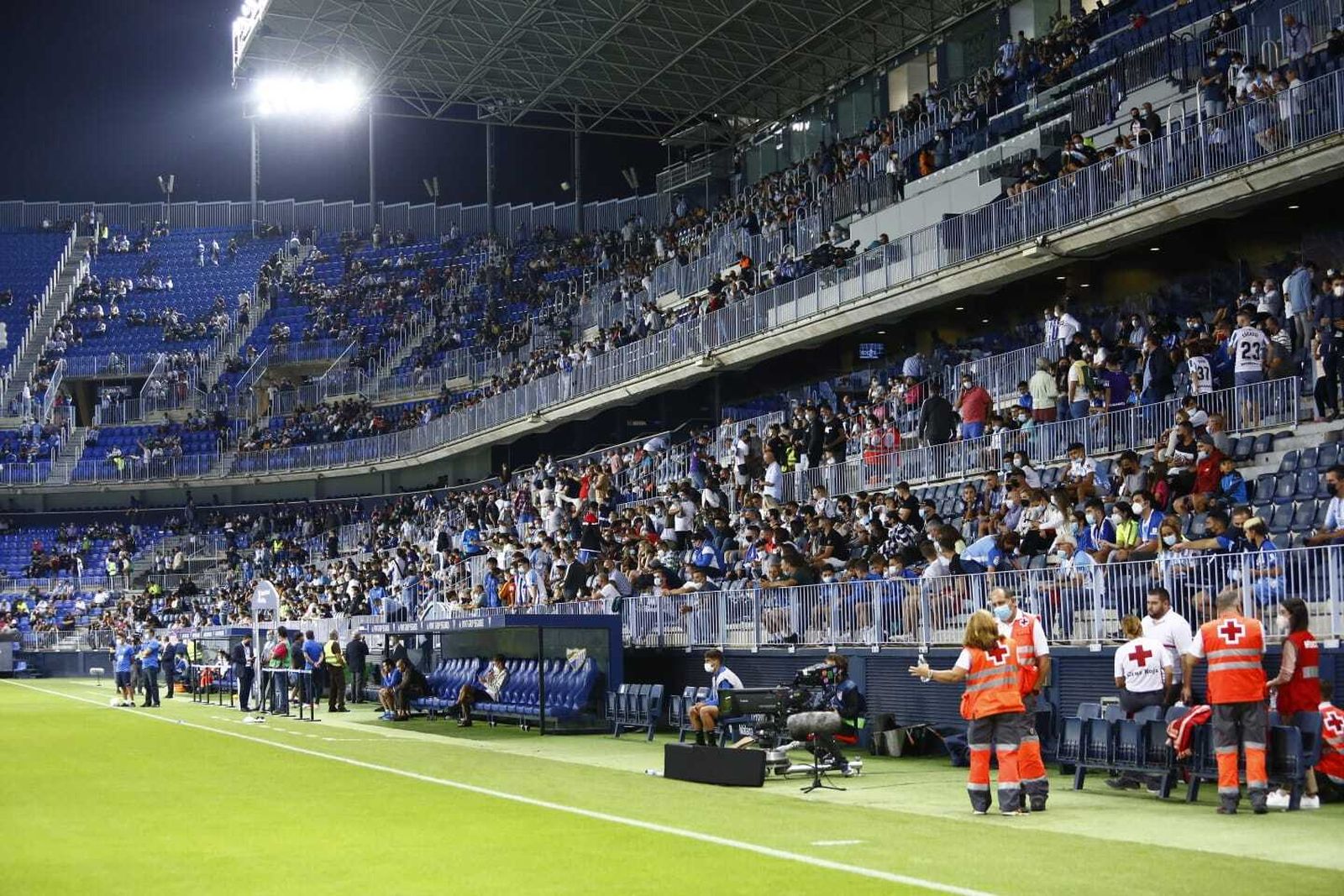 Galería: Calentamiento del Málaga CF - Zaragoza