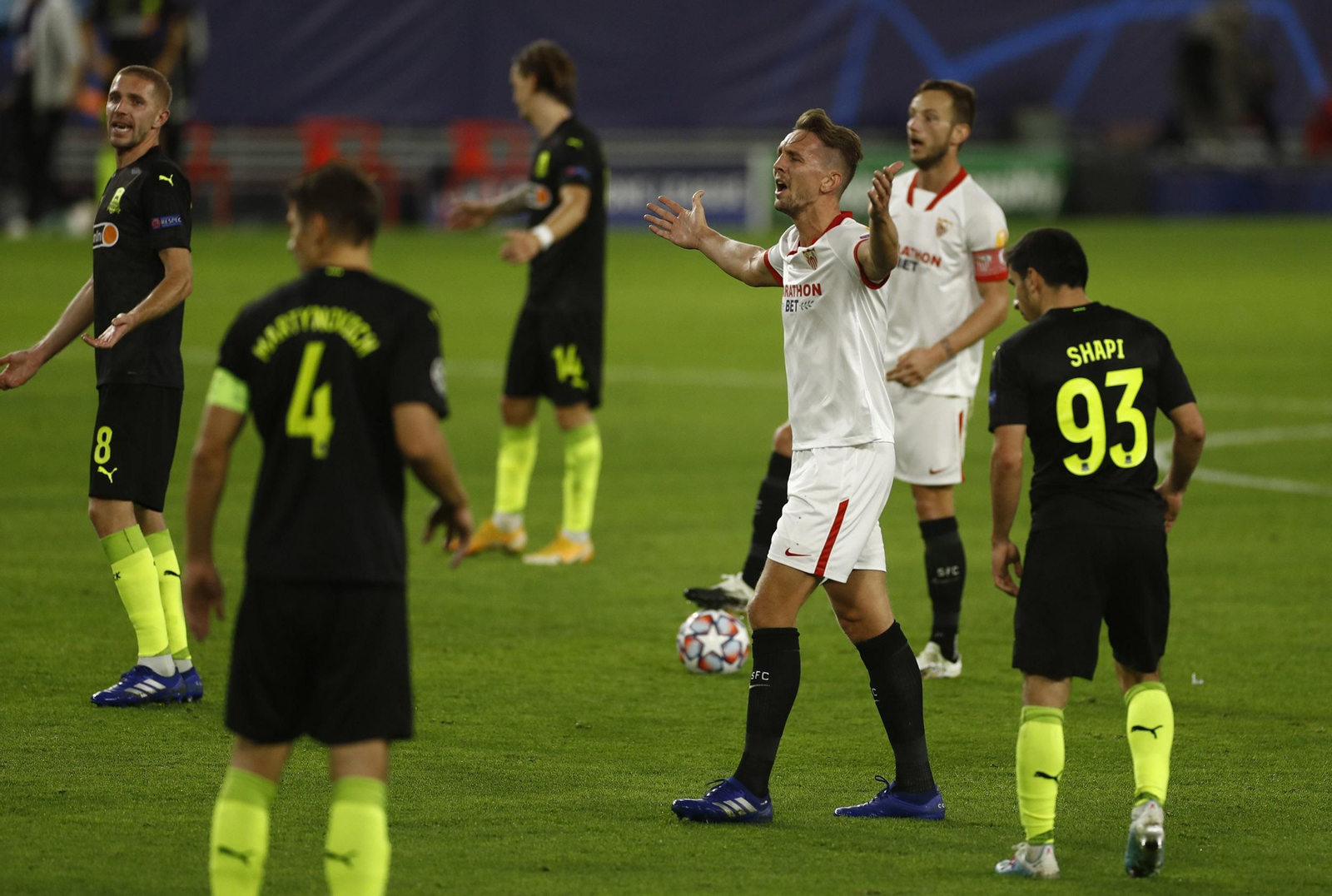 Las imágenes del Sevilla-Krasnodar