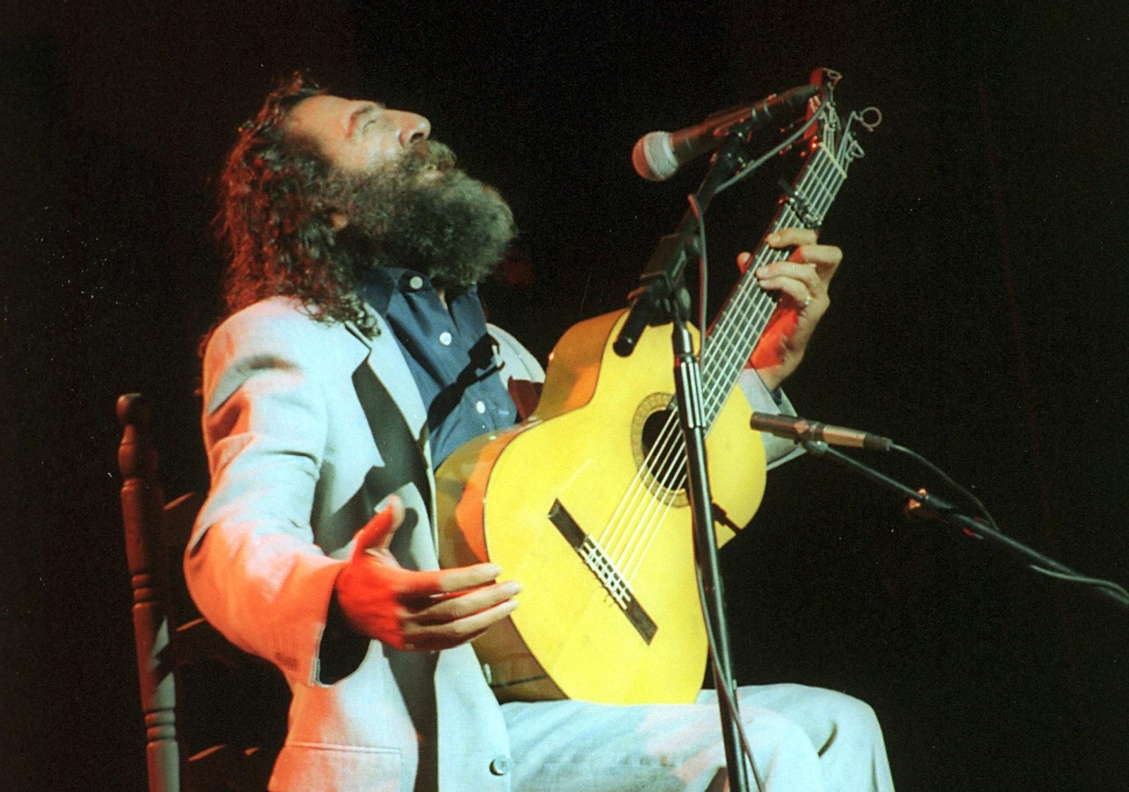 Imagen de archivo del guitarrista Manuel Molina. Imagen de archivo del guitarrista Manuel Molina.