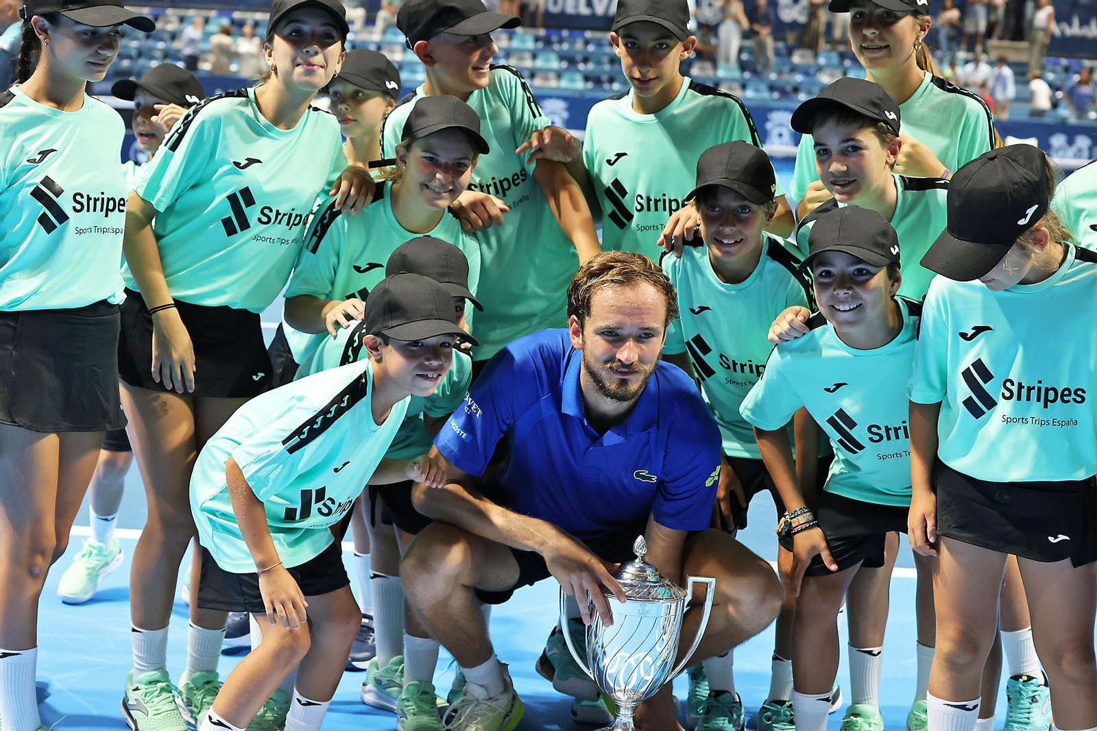 Imágenes de la final masculina de la Copa del Rey de tenis entre Daniil Medvedev y Alejandro Davidovich