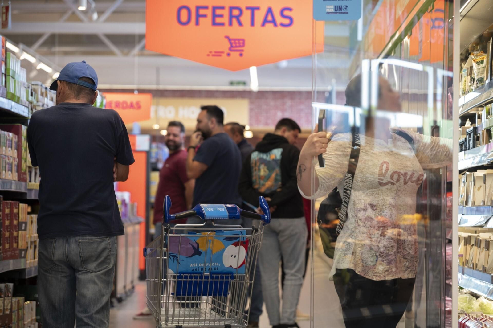 Una imagen del nuevo supermercado de Aldi en El Puerto. Una imagen del nuevo supermercado de Aldi en El Puerto.