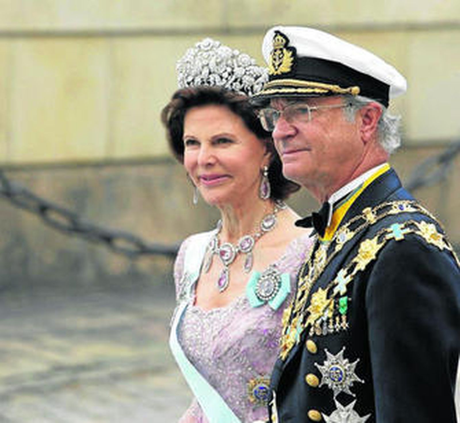 La soberana sueca con su marido, el rey Carlos Gustavo, en una imagen reciente.