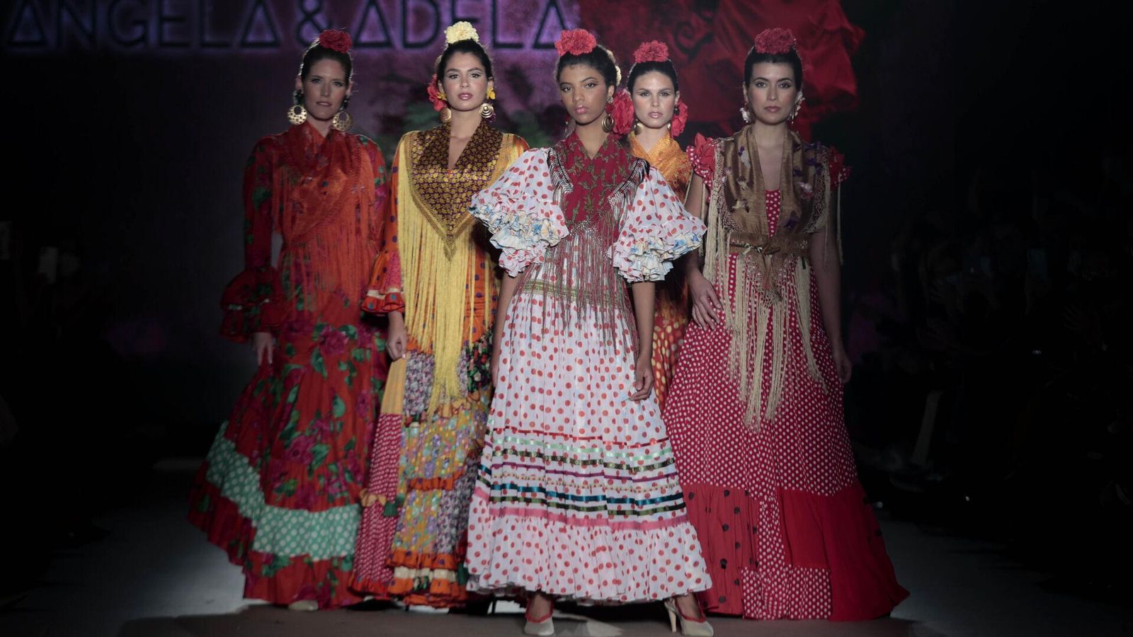 Diseños de Ángela y Adela vistos en We Love Flamenco.