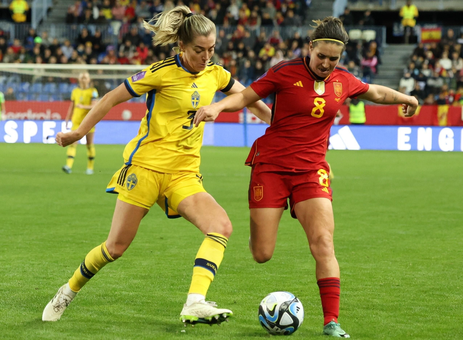 España-Suecia, en fotos