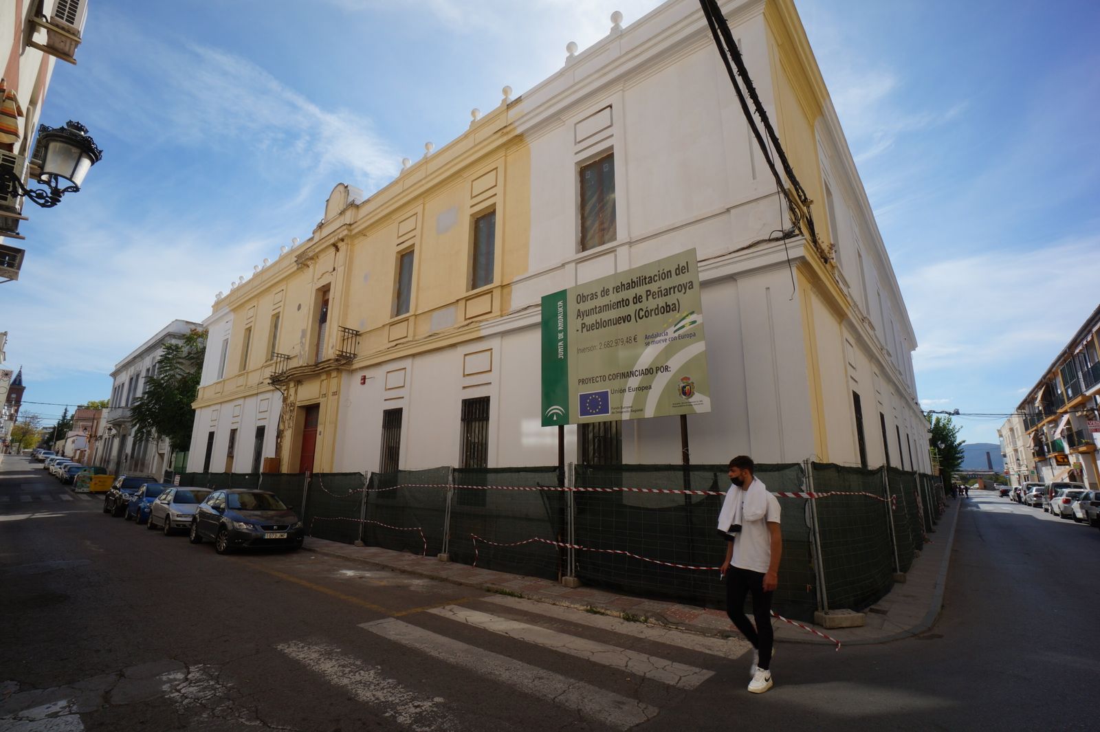 El Ayuntamiento de Peñarroya-Pueblonuevo, en obras.