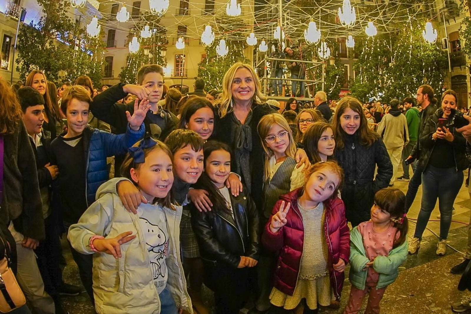 Fotos: así son las nuevas luces de Navidad de Granada