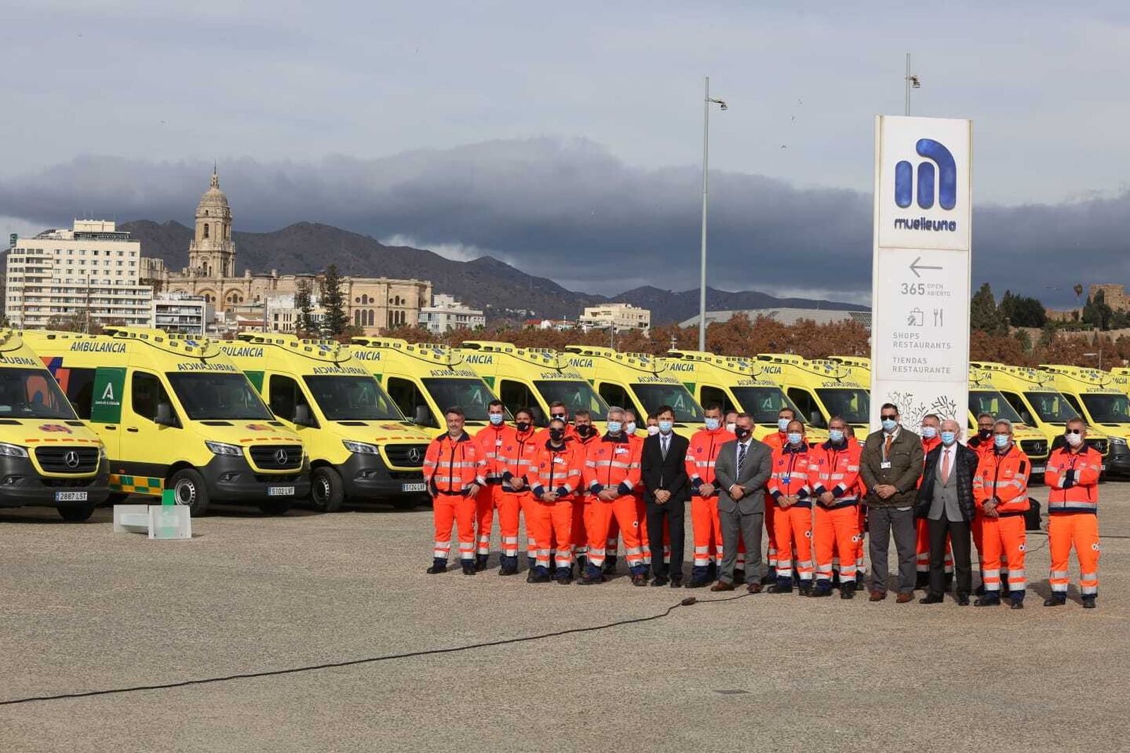 Presentación de las nuevas UVI móviles para el 061.