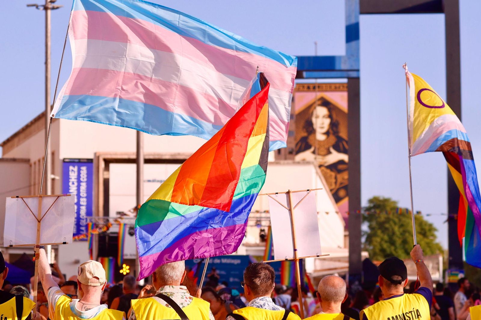 La manifestación en Málaga por el Día del Orgullo, en fotos