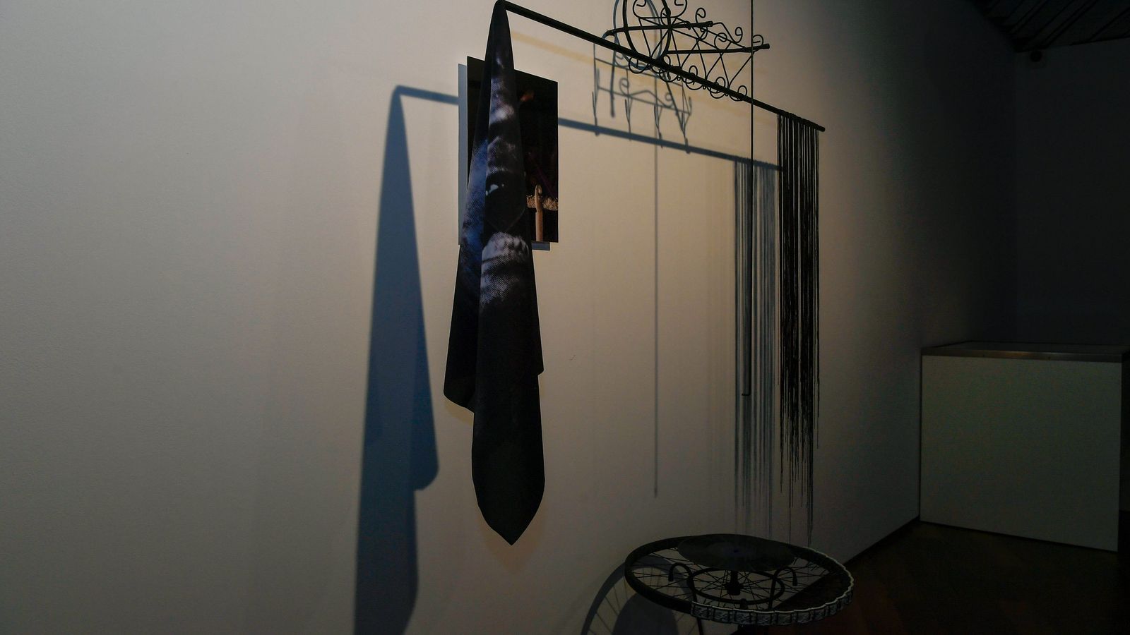 Una de las piezas de la muestra de Jaramillo