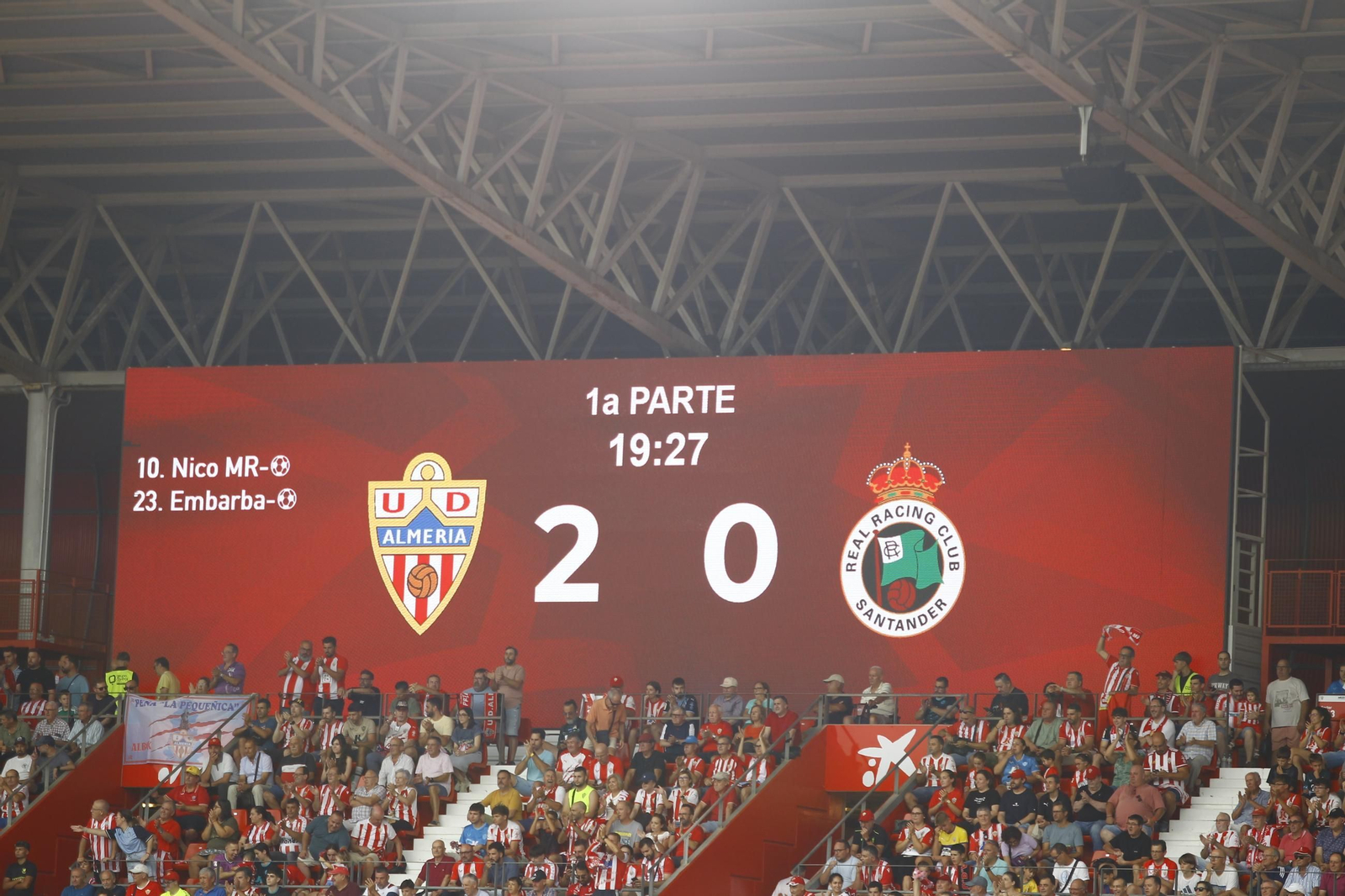 Las mejores fotos del partido U.D. Almería-Racing de Santander