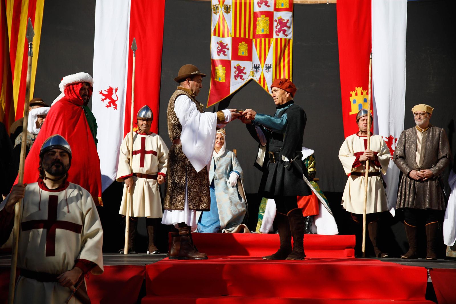 La Recreación de la Pernoctación de los Reyes Católicos en Fiñana, en imágenes