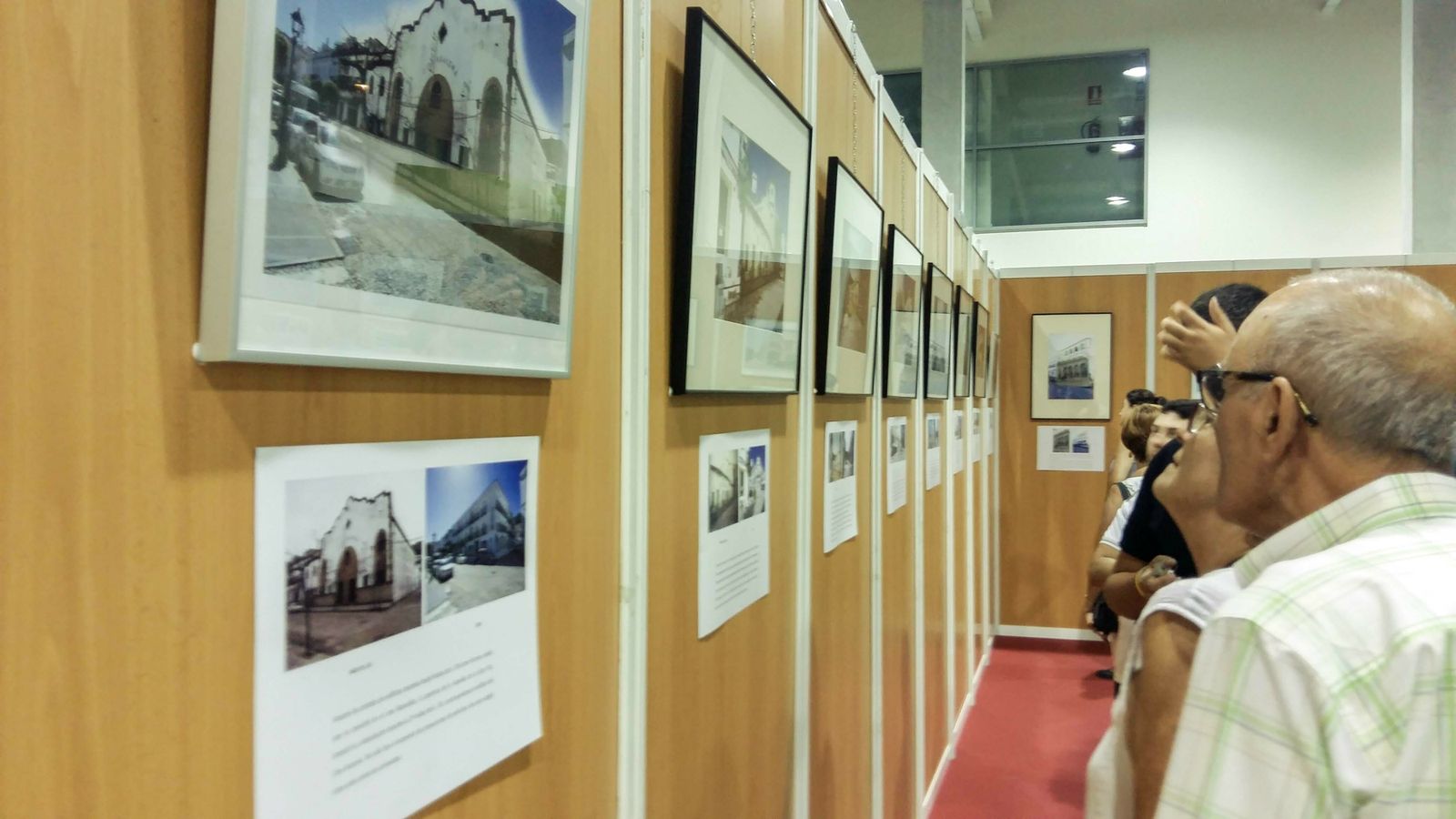 Exposición de fotografías del antes y el después de Aracena.