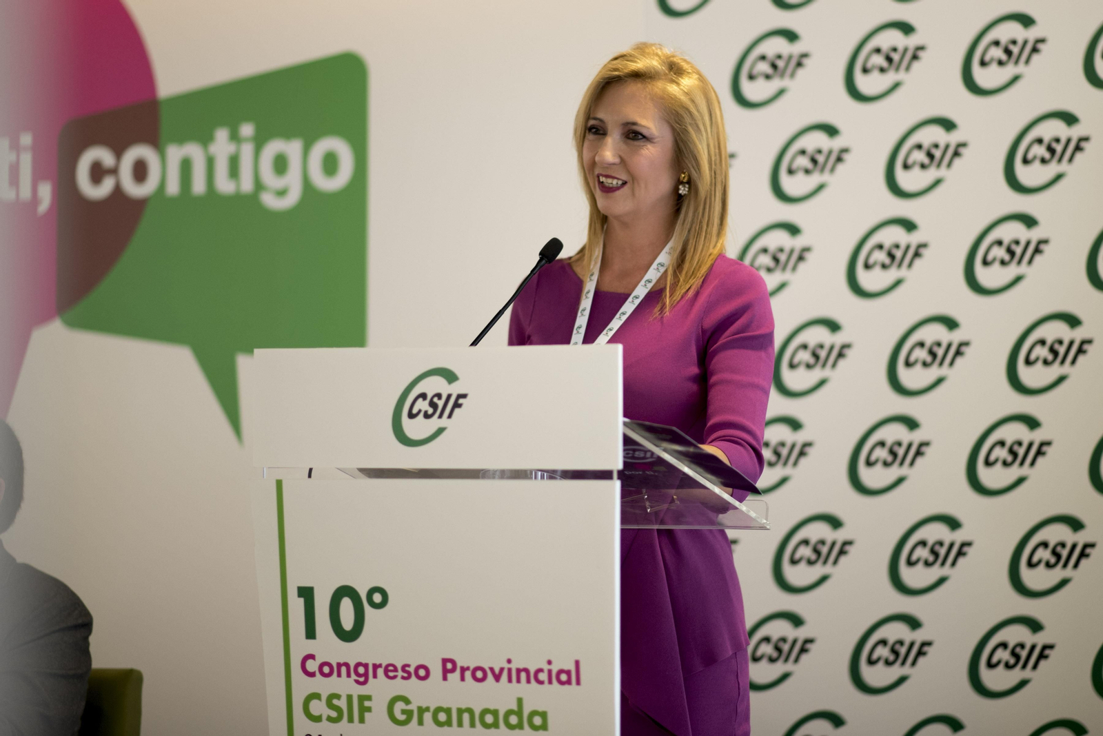 La nueva presidenta de CSIF Granada, Victoria Eugenia Pineda