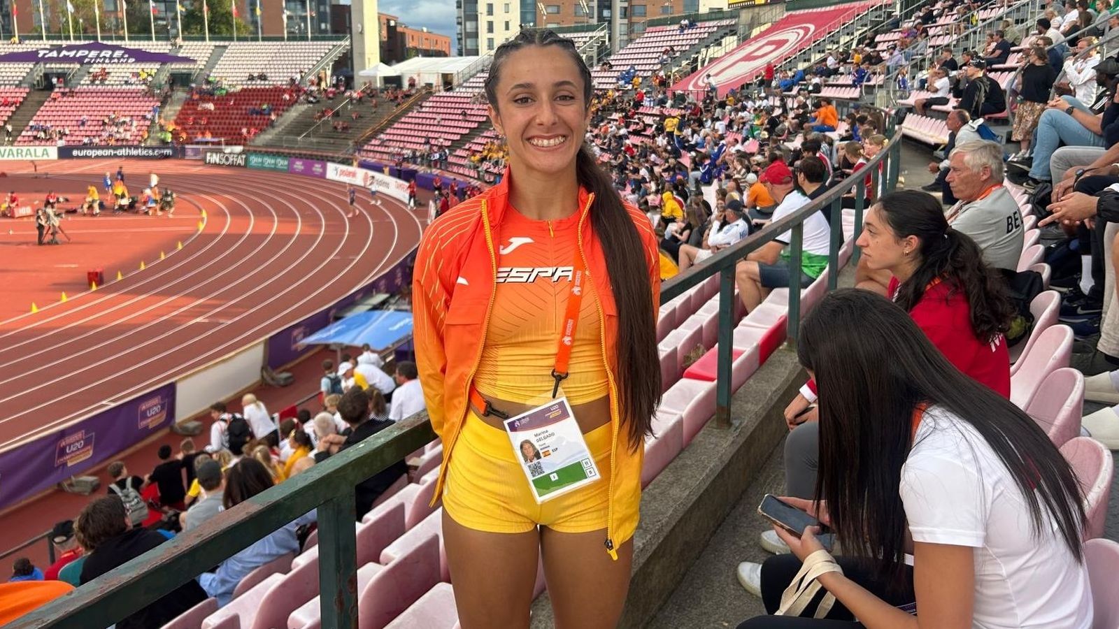 Marina Delgado, con la selección española
