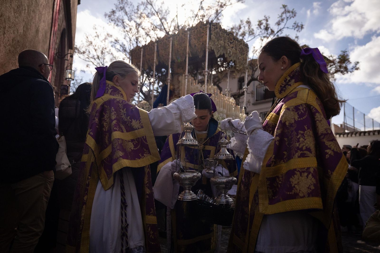Las fotos mejores fotos de la procesión de la Estrella en el Jueves Santo de Granada