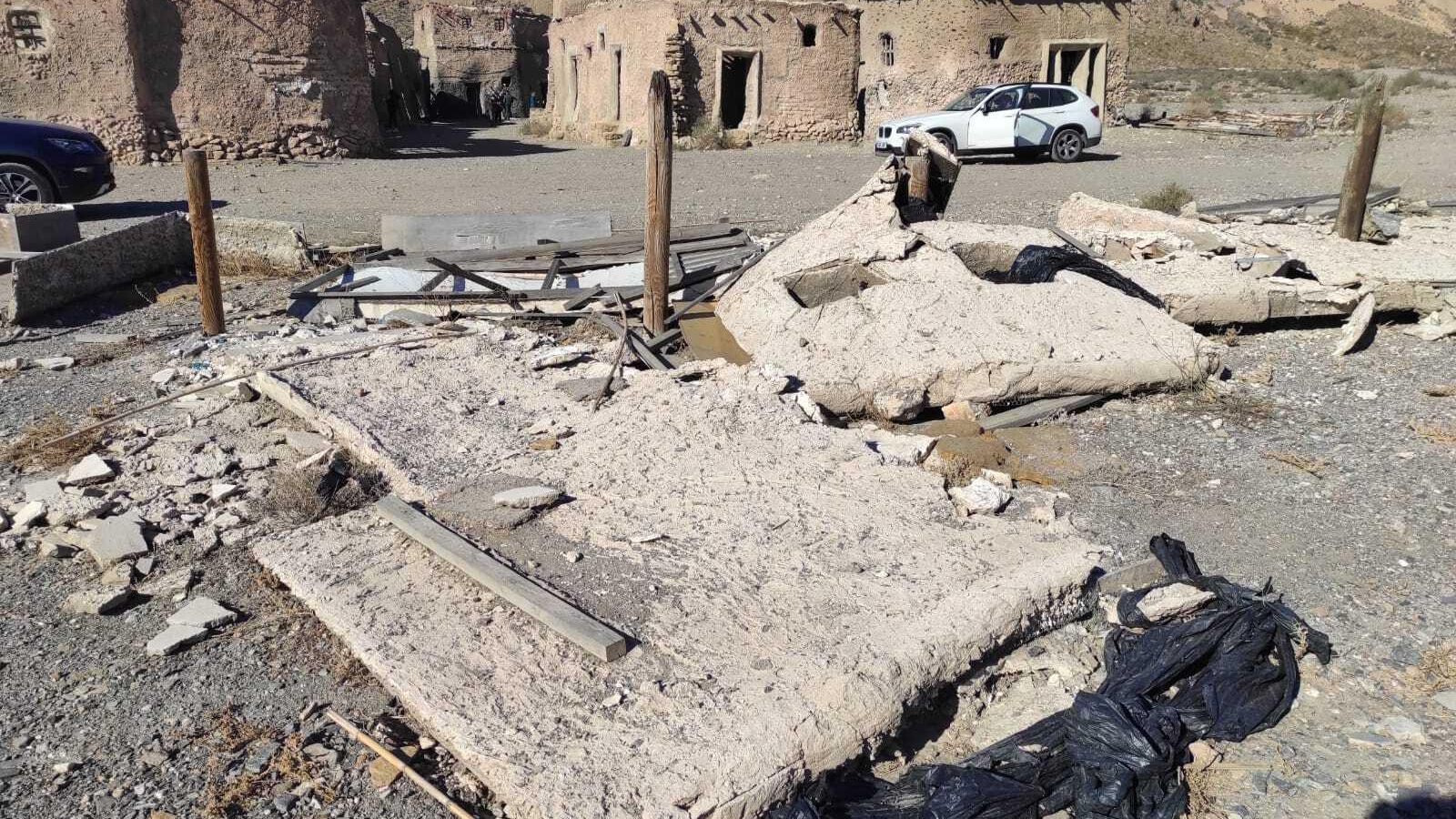 Los decorados del paraje El Chorrillo se han ido desmantelando en los últimos años