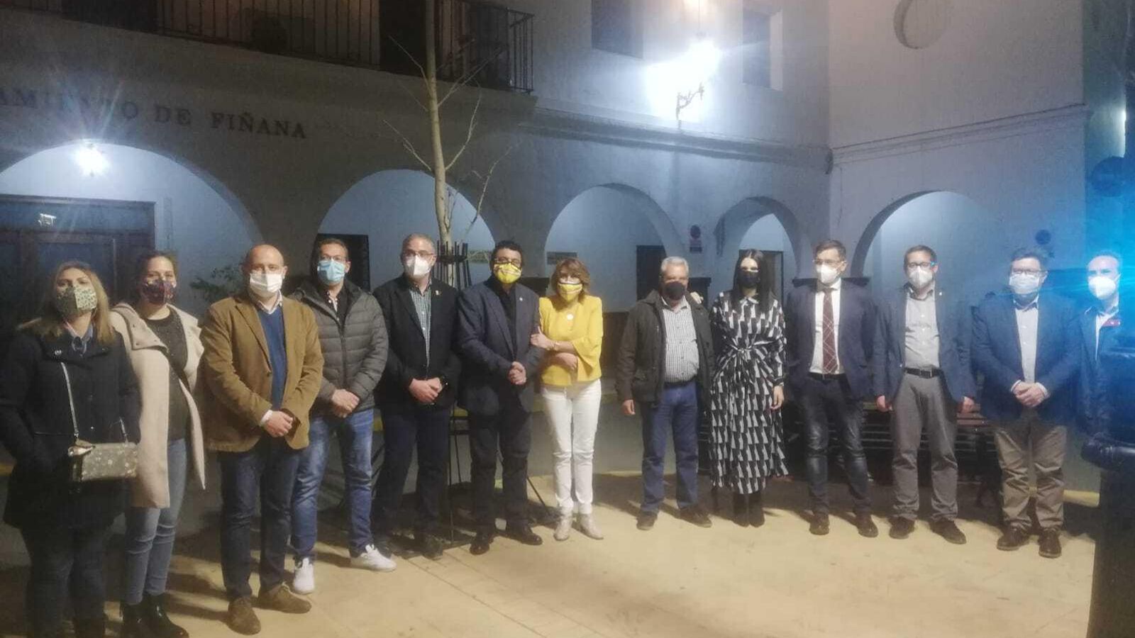 La última parada de la visita institucional tuvo lugar en Fiñana.