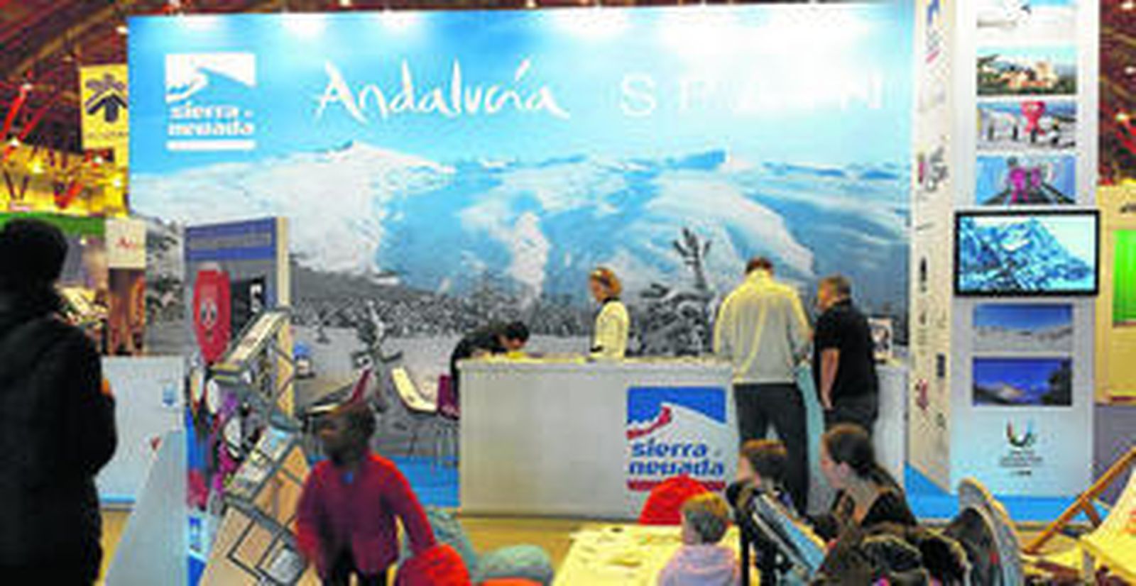 El stand de Turismo Andaluz en la última feria turística en Londres.