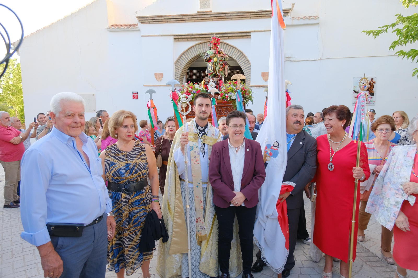 Las imágenes de San Isidro y los danzantes de Fuente-Tójar