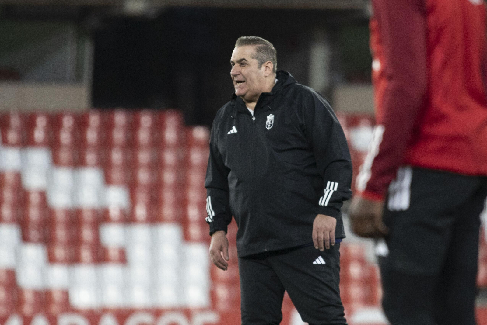 Así fue el primer entrenamiento de José Ramón Sandoval en el Granada CF