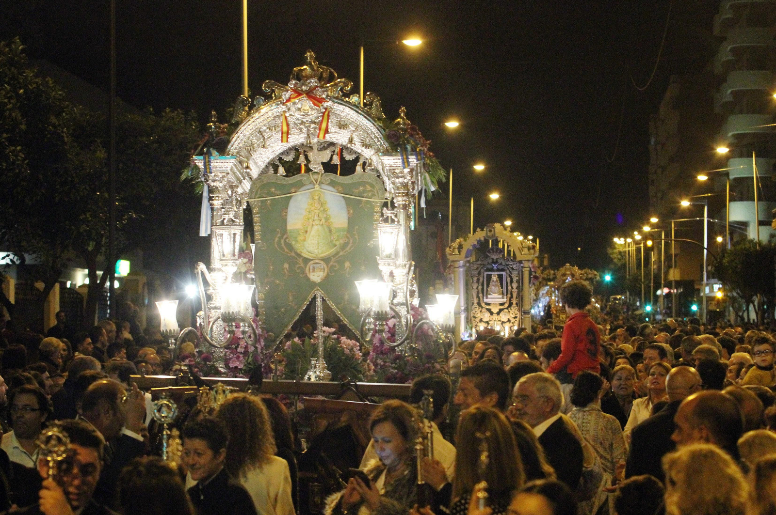 La procesión Magna Rociera en imágenes