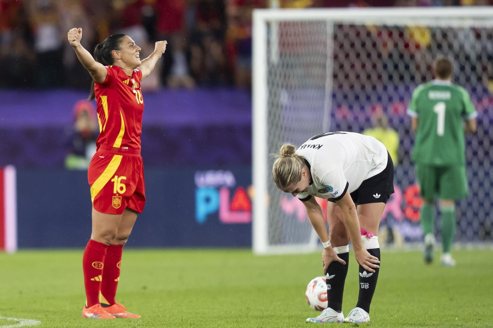 Las mejores imágenes del pase a la final de España ante Alemania en la Eurocopa femenina