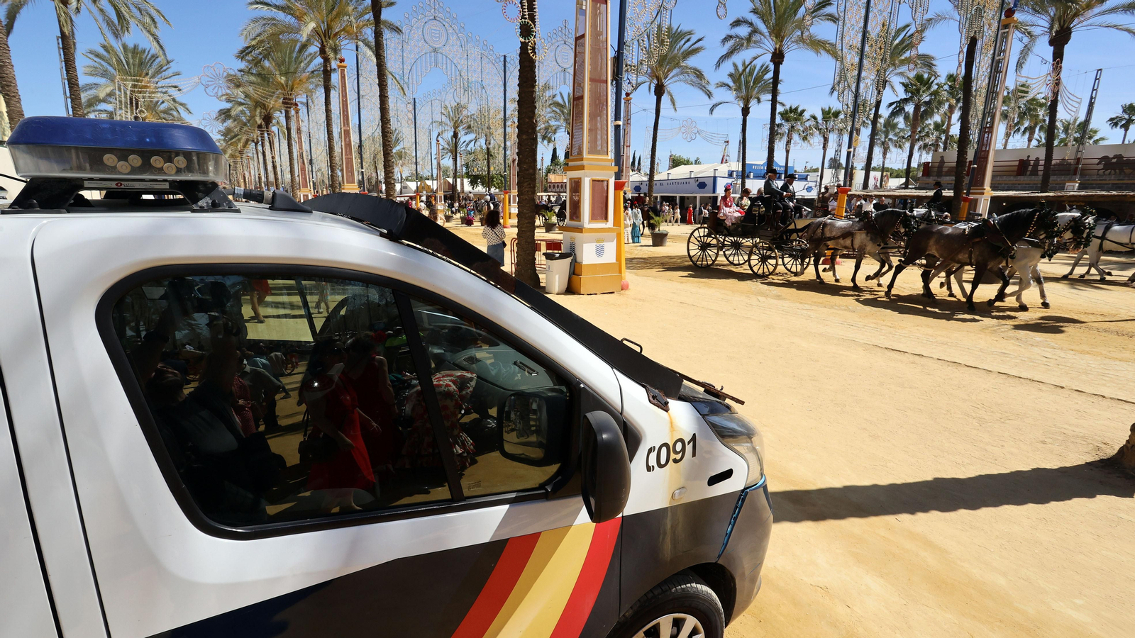 Imágenes del ambiente el miércoles en la Feria de Jerez 2024