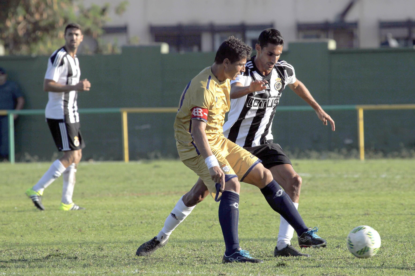 Alfonso, en un partido con la Balona.