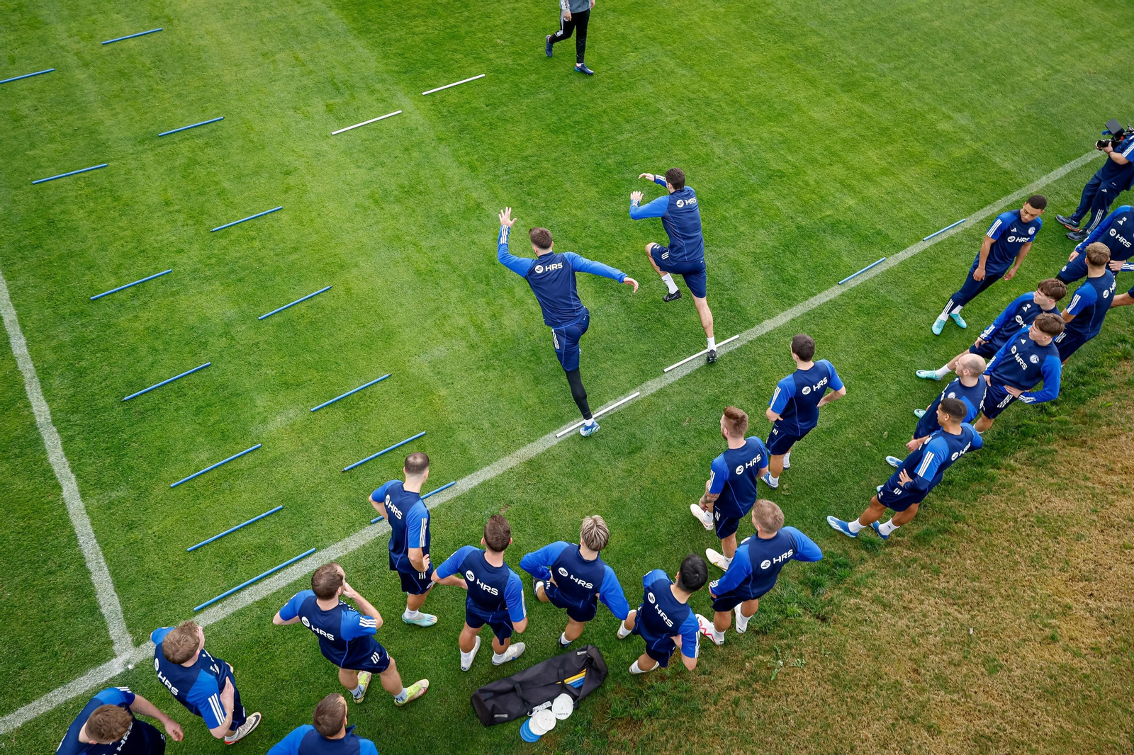 Entrenamiento del Schalke 04 en tierras portuguesas.
