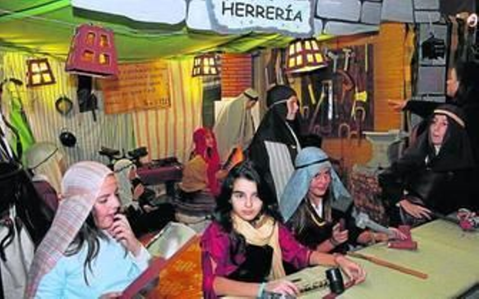 Belén viviente en los colegios San Vicente de Paúl y Teresianas